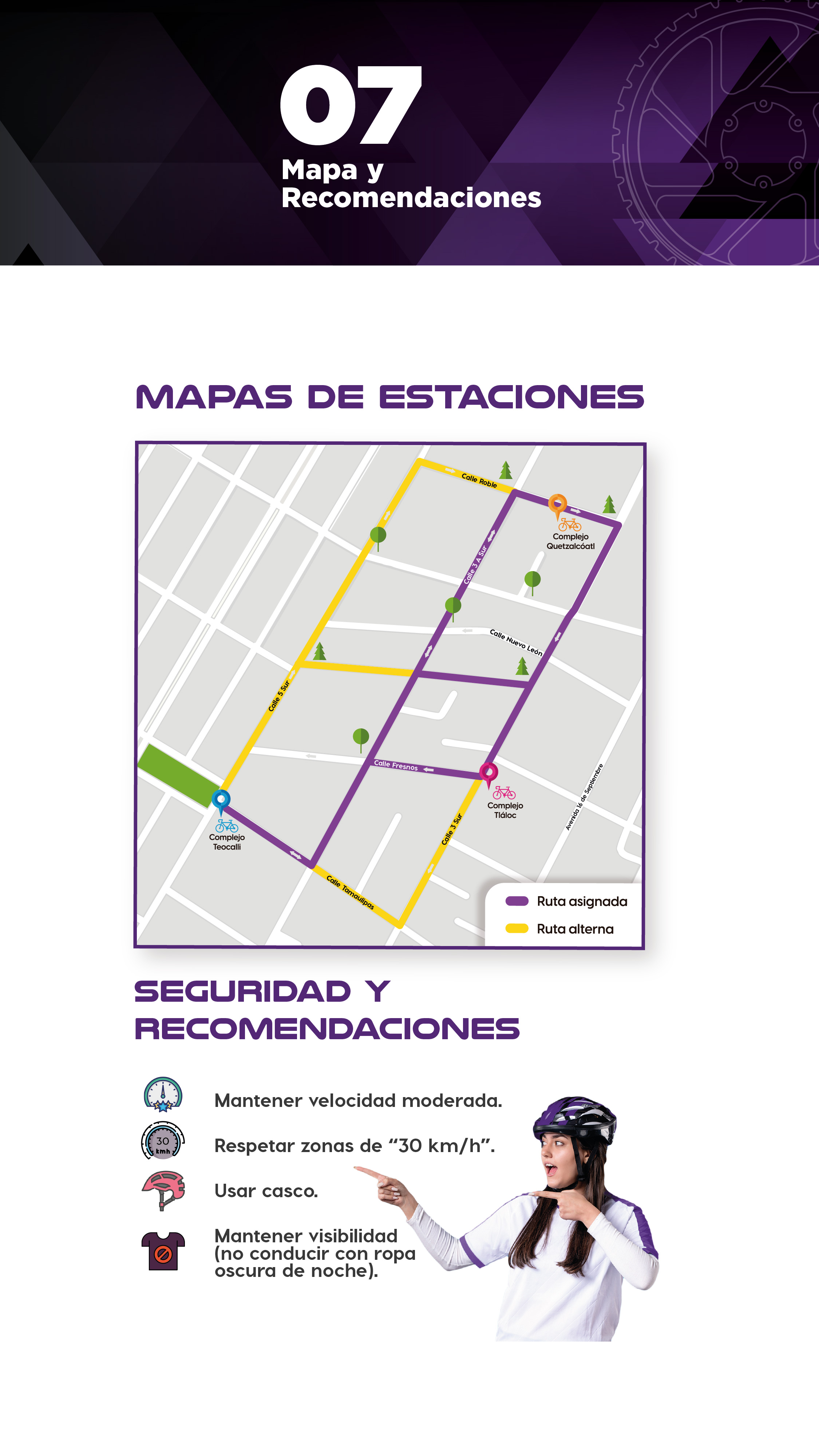Manual sable bici movil